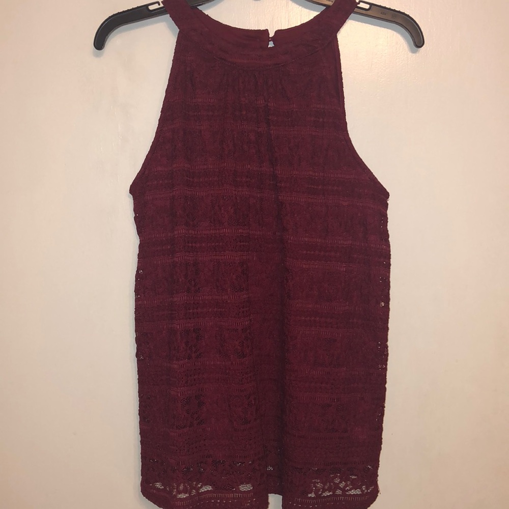 Lace tank top
